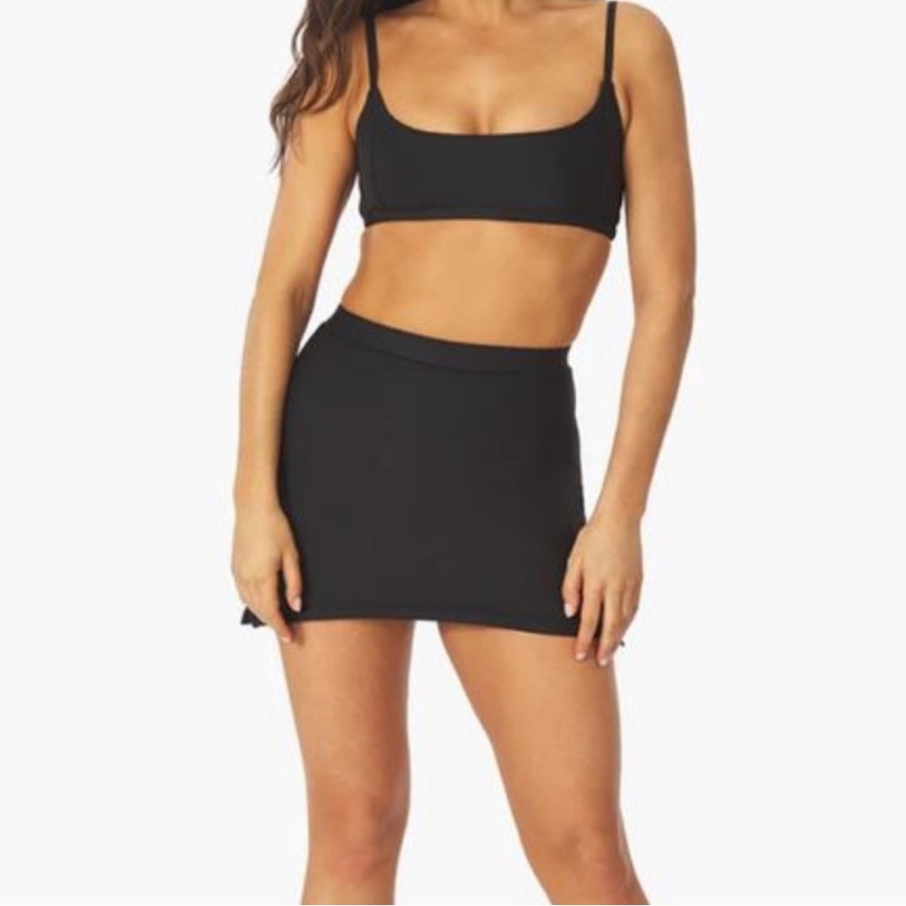 WeWoreWhat black skort